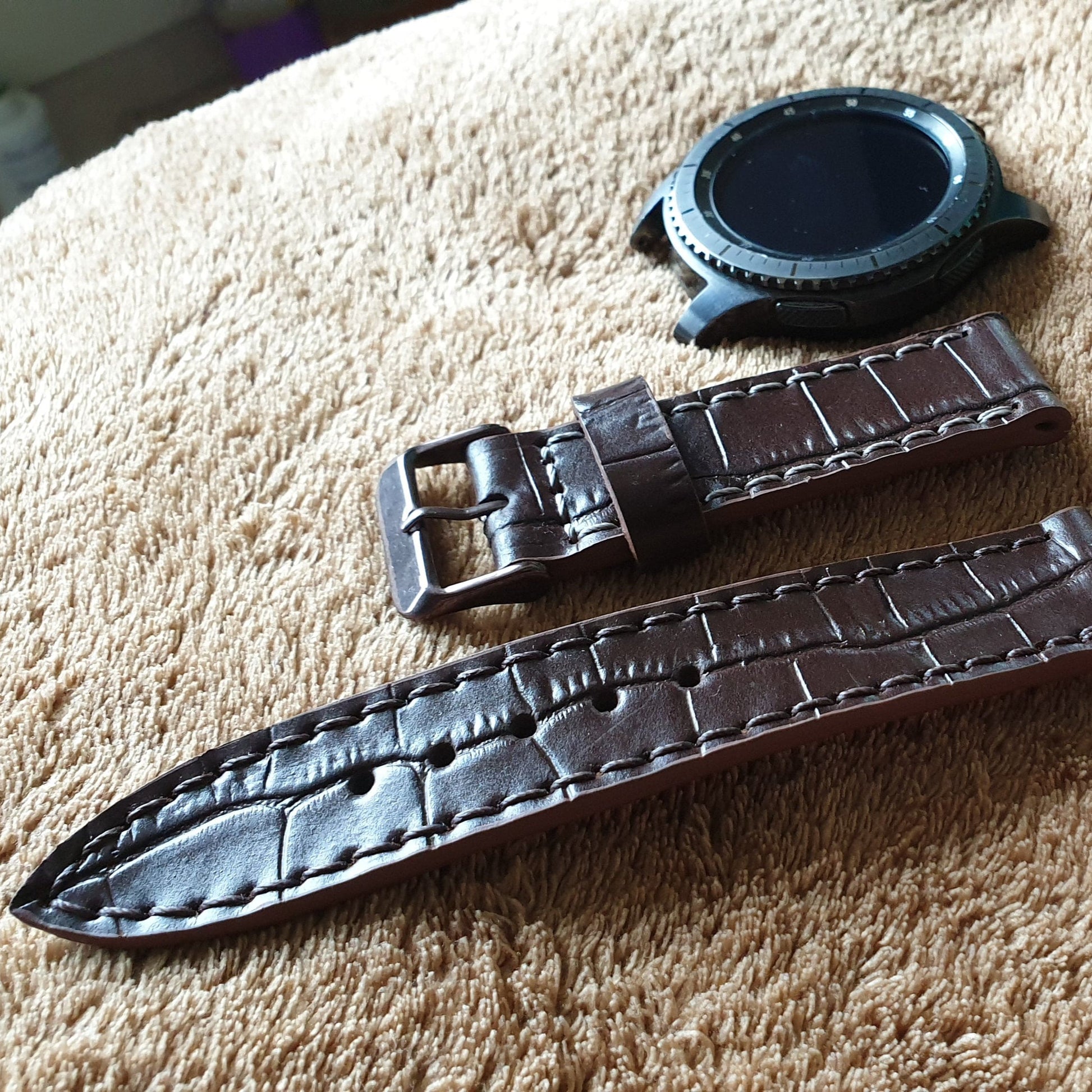 Samsung galaxy watch strap - Indianleathercraft