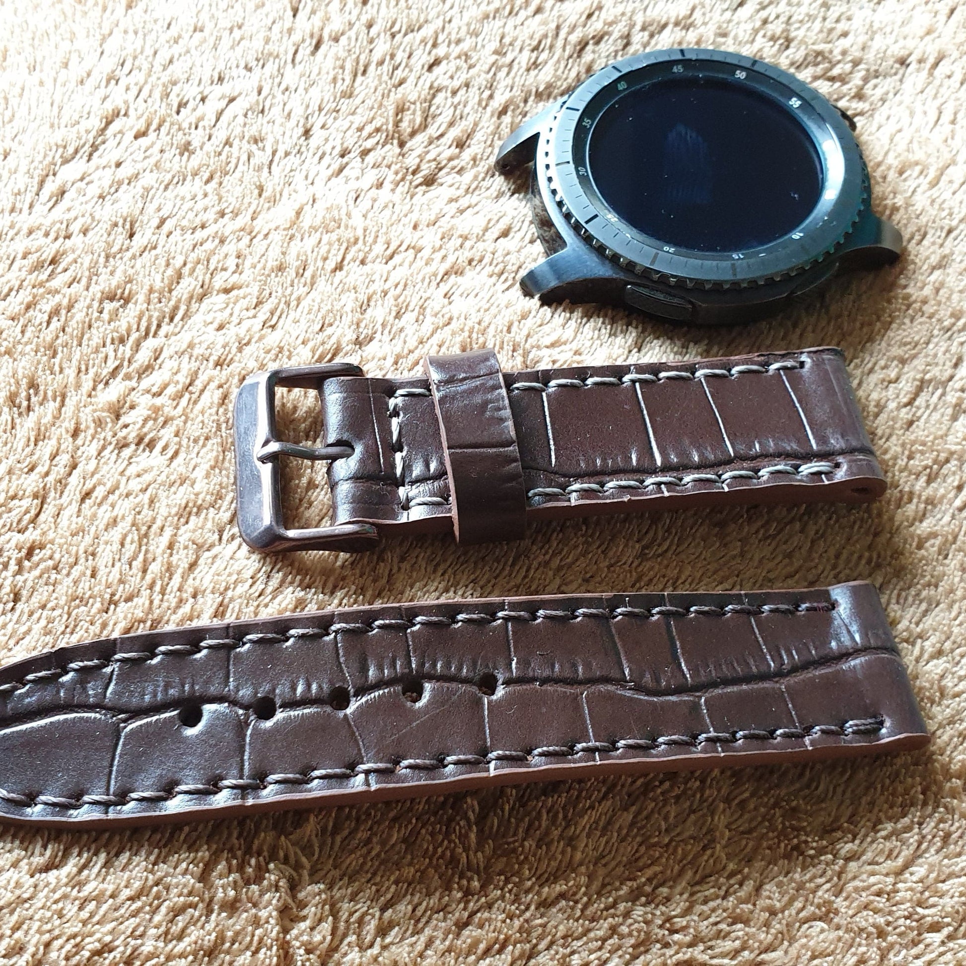 Samsung galaxy watch strap - Indianleathercraft