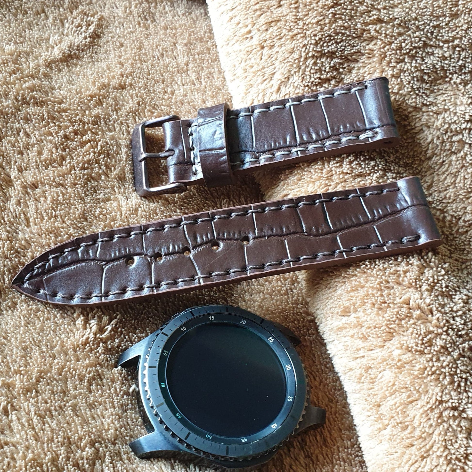 Samsung galaxy watch strap - Indianleathercraft