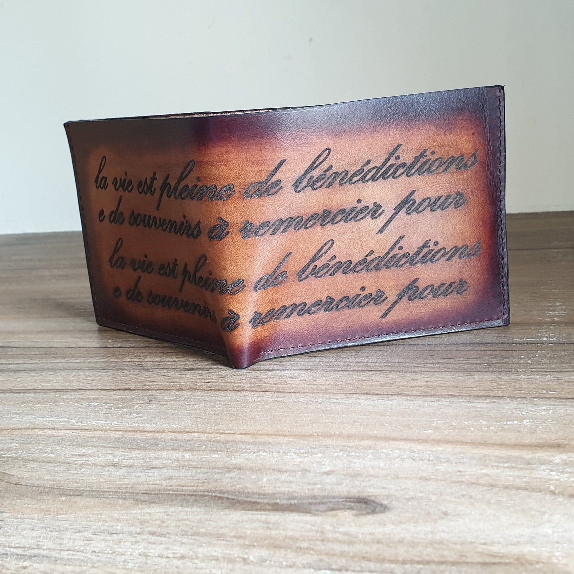 Scripto Leather wallet - Indianleathercraft