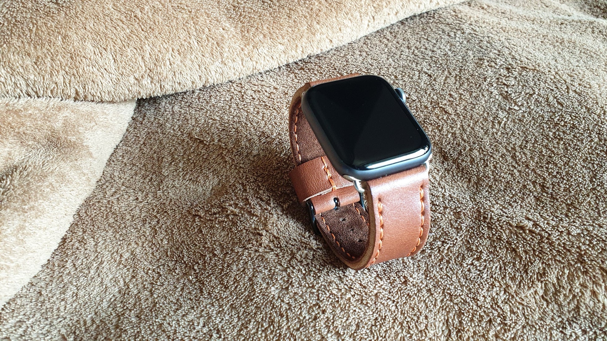 Leather apple watchstrap full grain leather - Indianleathercraft