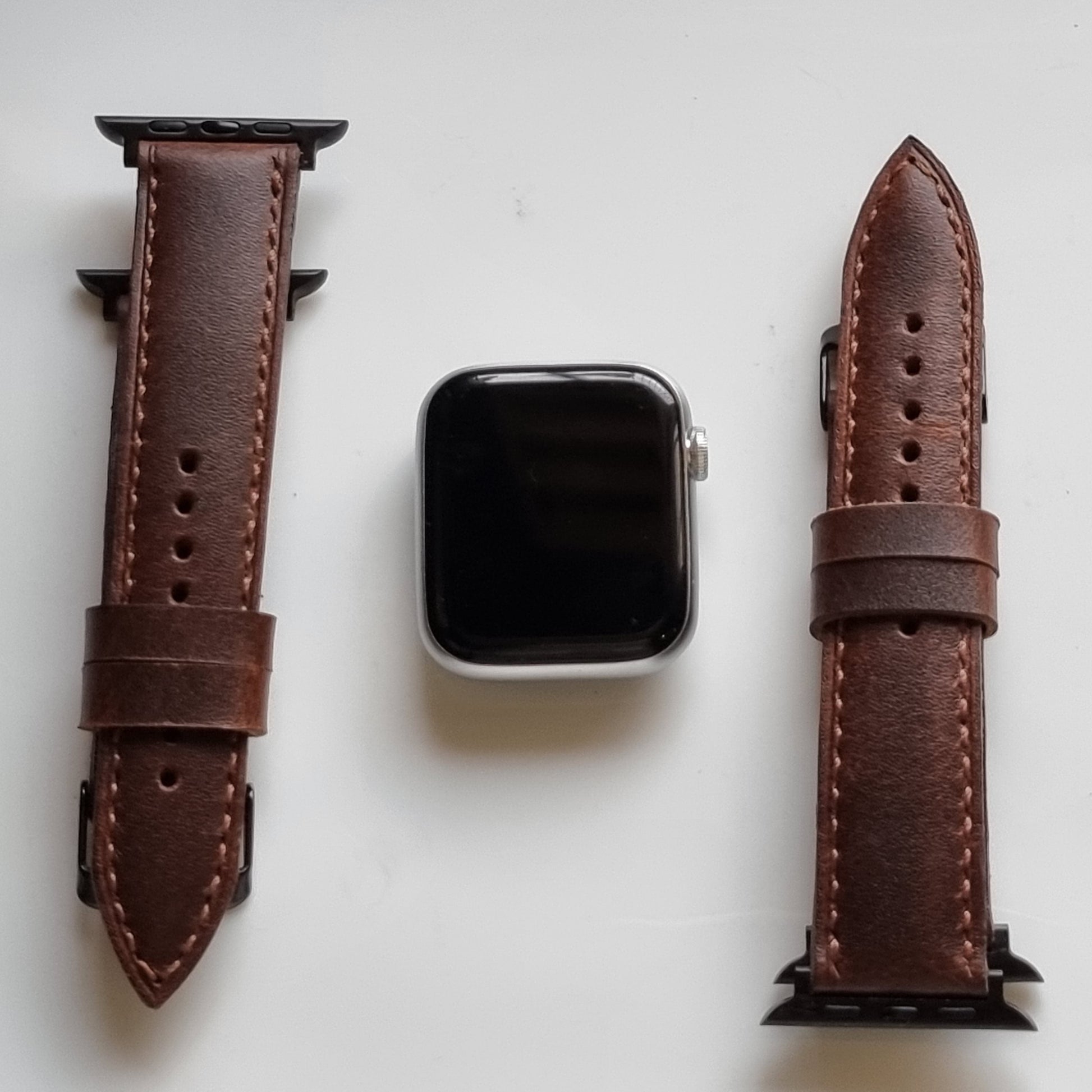 Leather strap for apple watch Indianleathercraft
