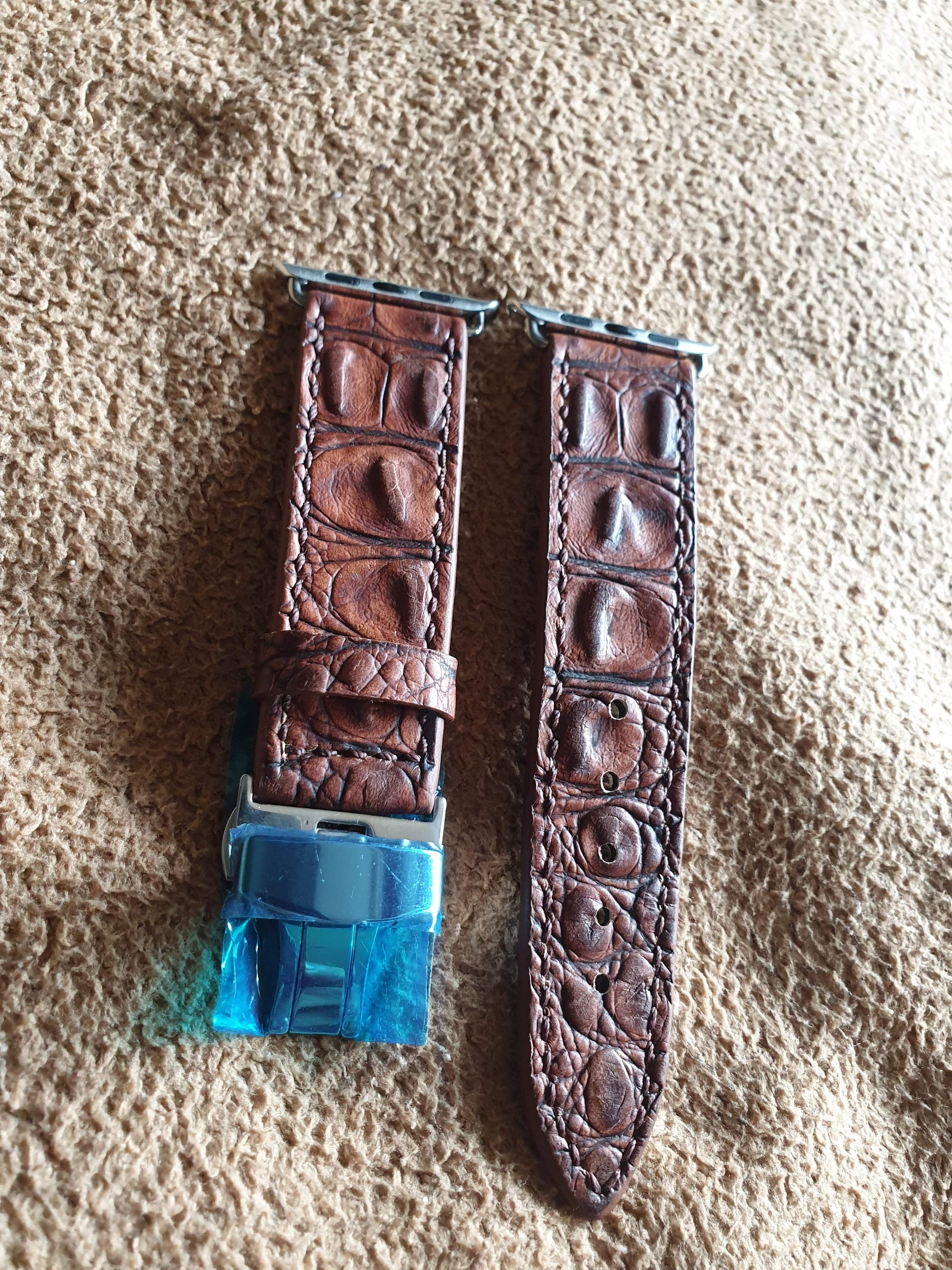 Indianleathercraft Series 5 Handmade leather apple watch strap