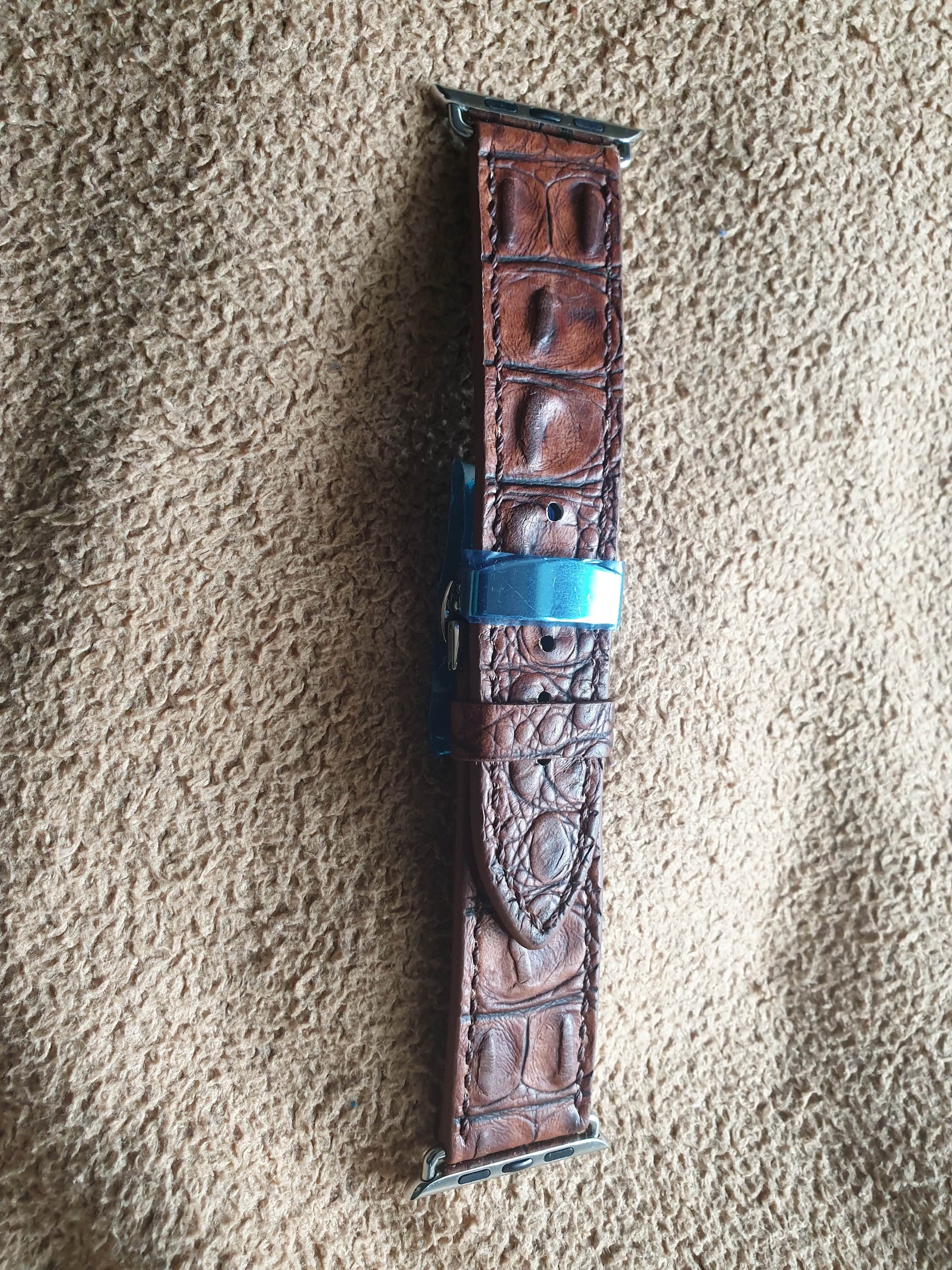 Indianleathercraft Series 5 Handmade leather apple watch strap
