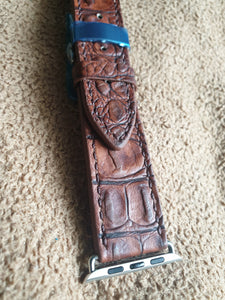 Indianleathercraft Series 5 Handmade leather apple watch strap