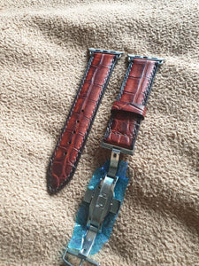 Indianleathercraft Series 7 Full grain leather apple watch strap