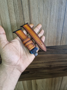 Indianleathercraft Series SE / 44mm Leather Apple watch strap