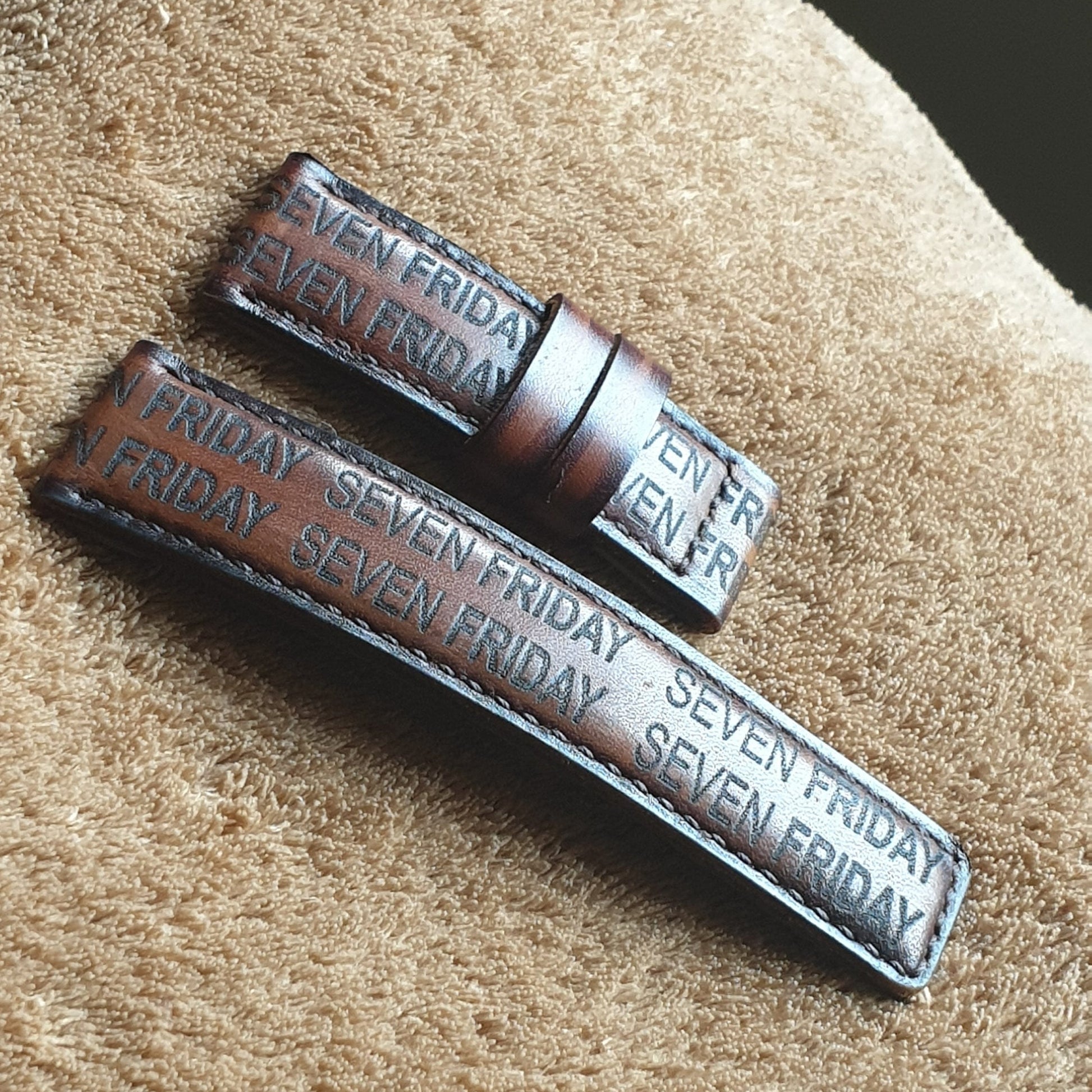 sevenfriday straps - handmade & hand stitched - Indianleathercraft