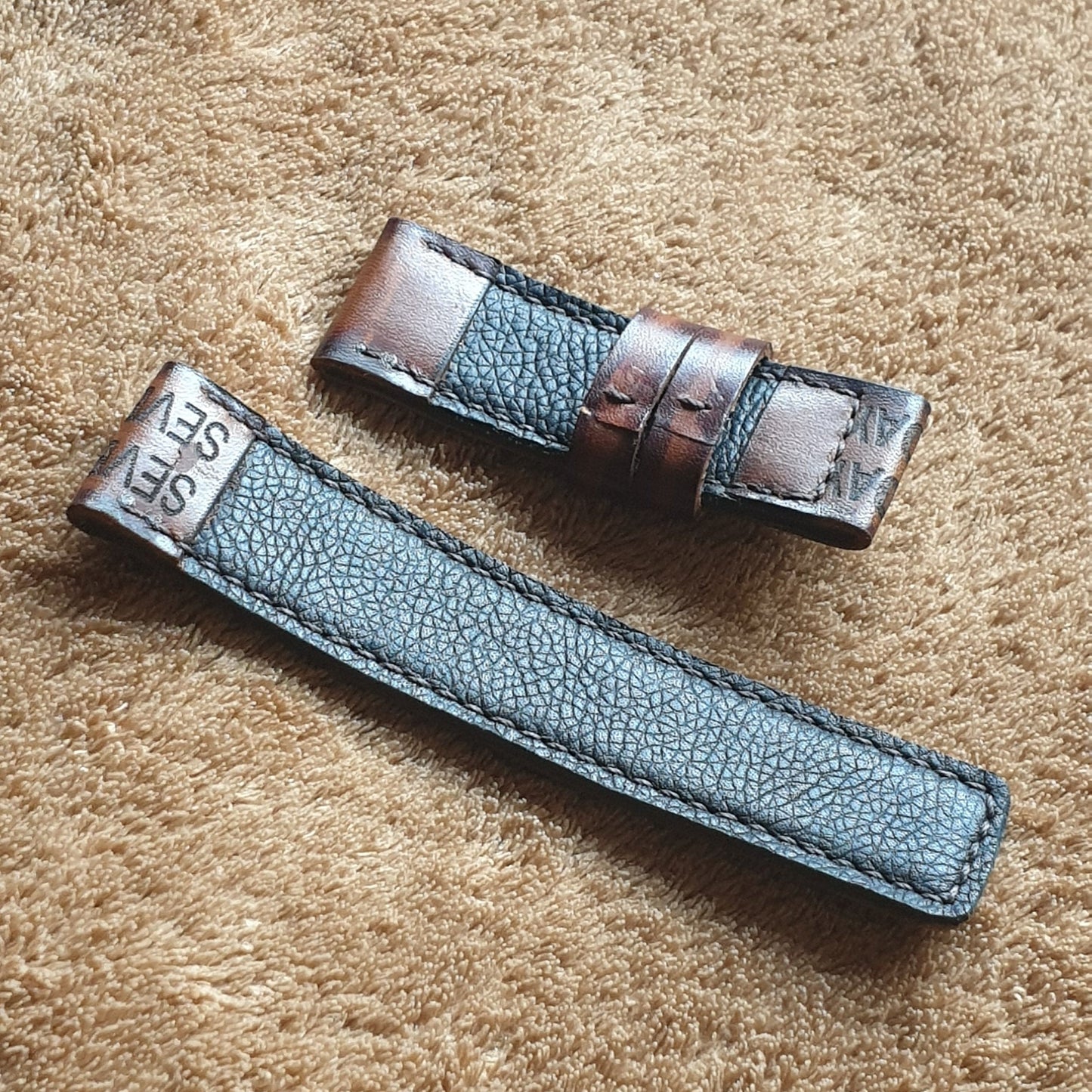 sevenfriday straps - handmade & hand stitched - Indianleathercraft