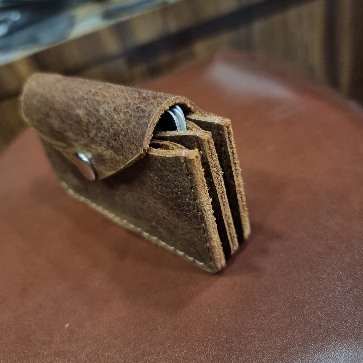 Indianleathercraft Vintage brown Leather wallet