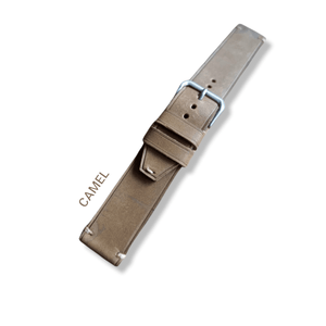 Indianleathercraft vintage leather bands 18mm / Camel Vintage leather watch strap