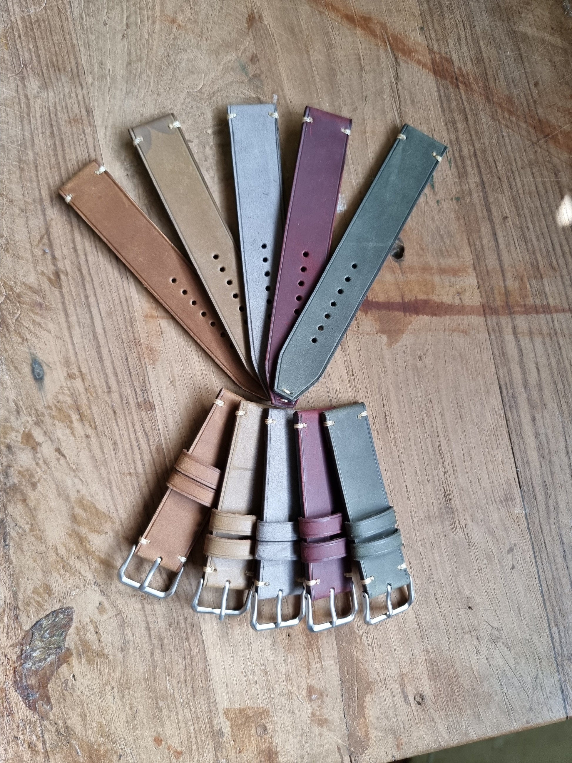 Indianleathercraft vintage leather bands Vintage leather watch strap