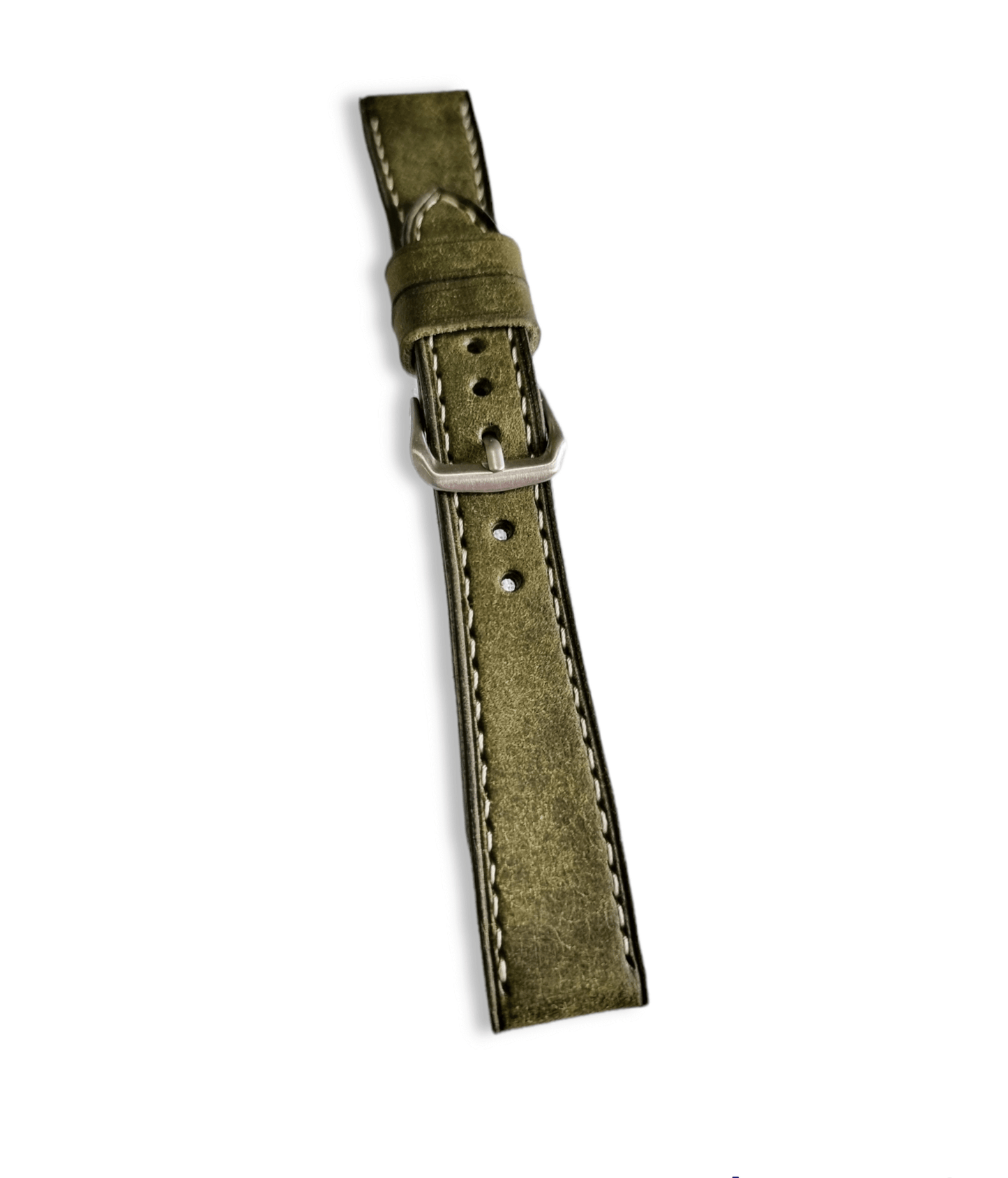 Indianleathercraft Watch Bands 18mm / Olive Italian pueblo leather strap