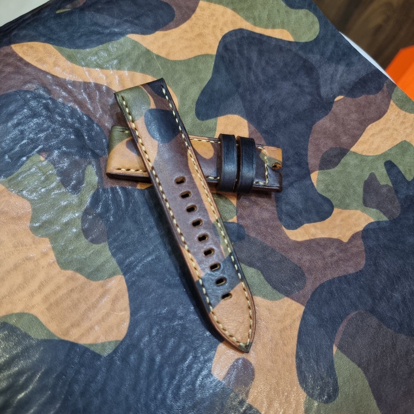 Indianleathercraft Watch Bands 24mm panerai leather strap