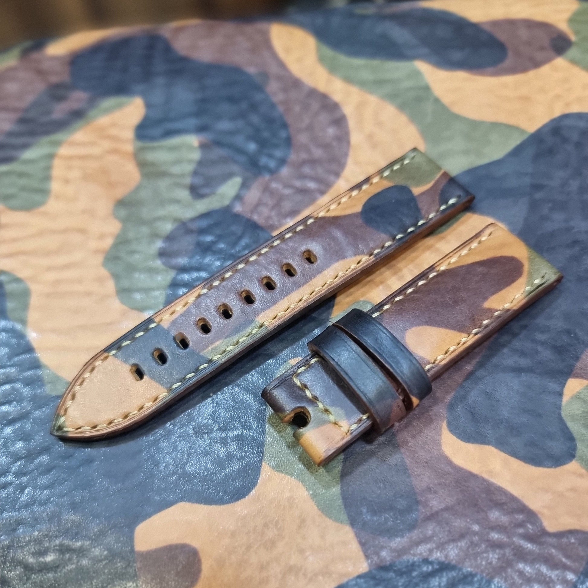 Indianleathercraft Watch Bands 24mm panerai leather strap