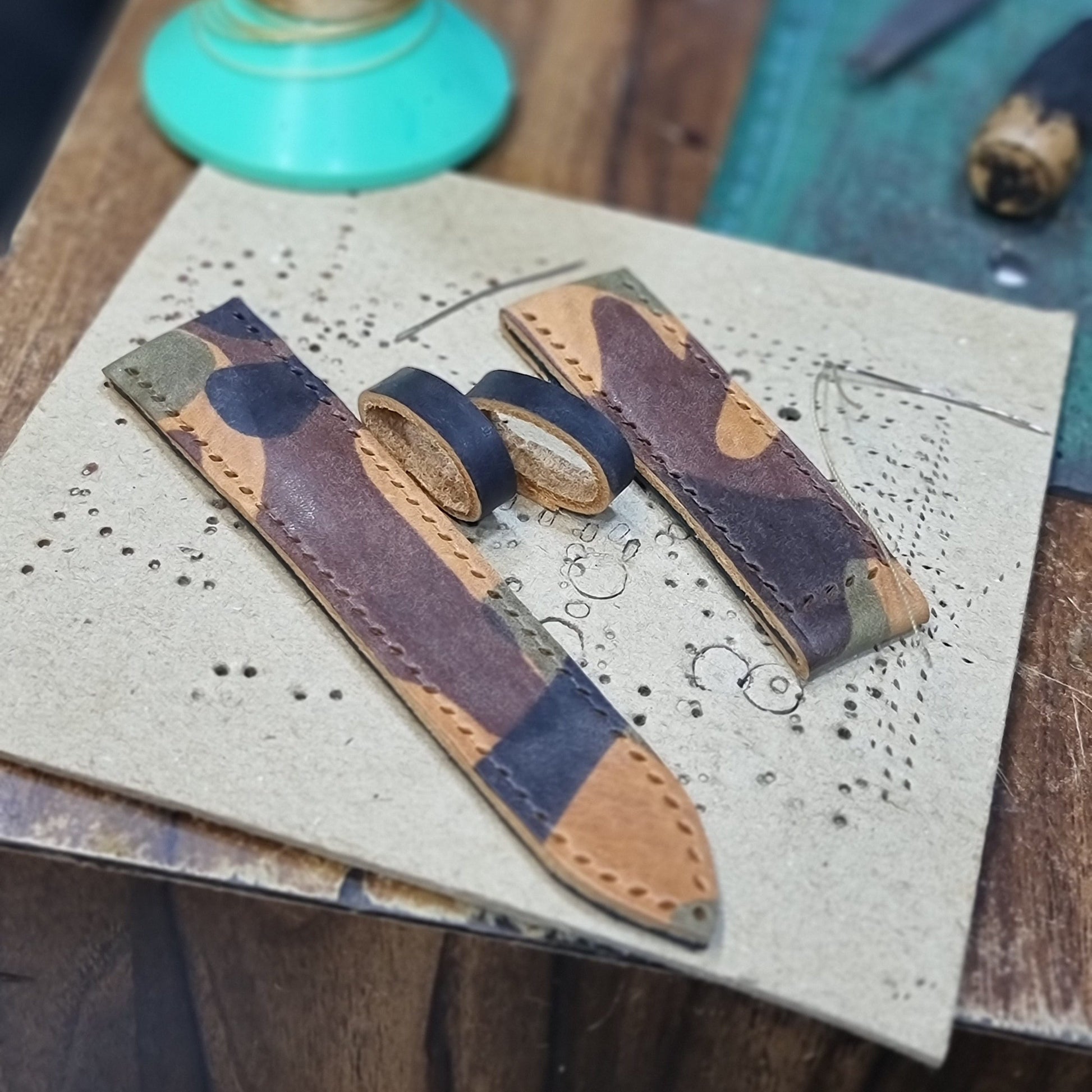 Indianleathercraft Watch Bands 24mm panerai leather strap