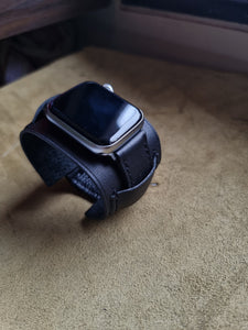 Indianleathercraft Watch Bands Apple watch cuff leather strap