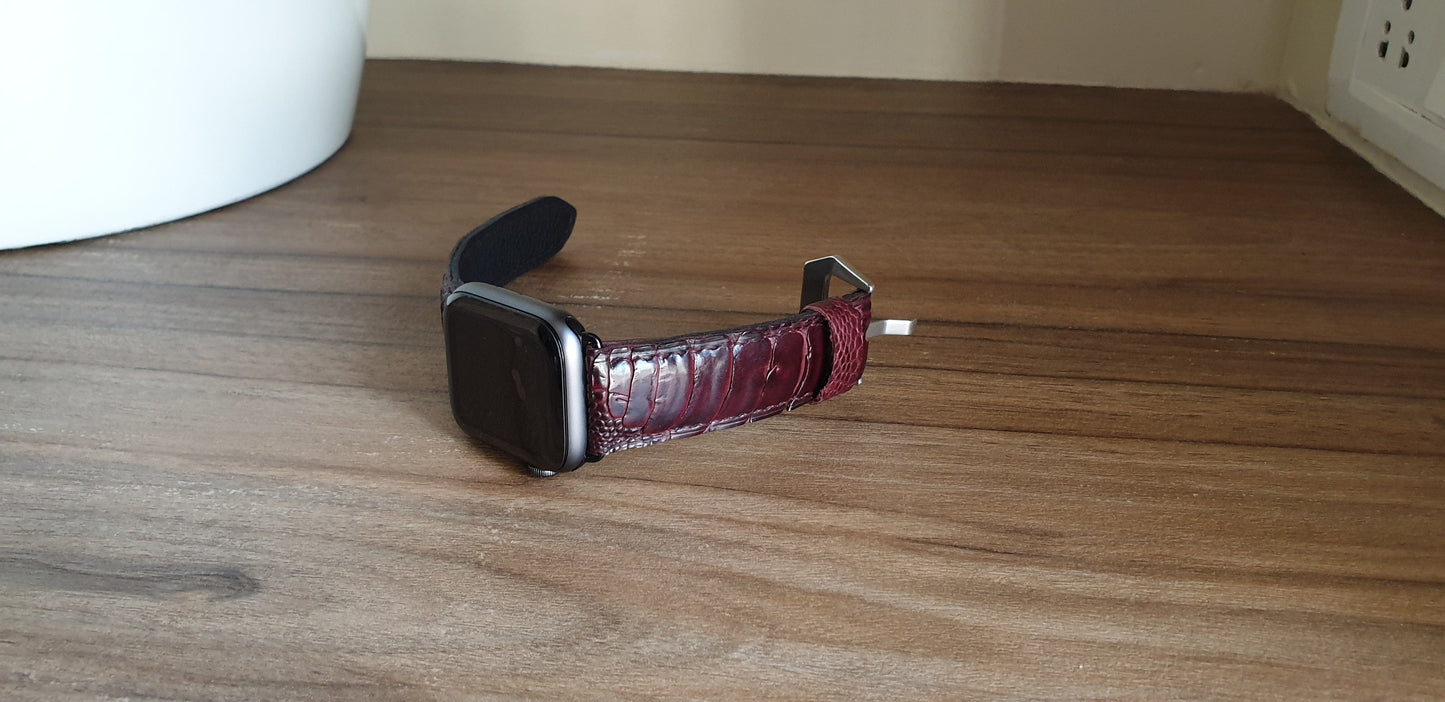 Indianleathercraft Watch Bands Handmade apple watch strap