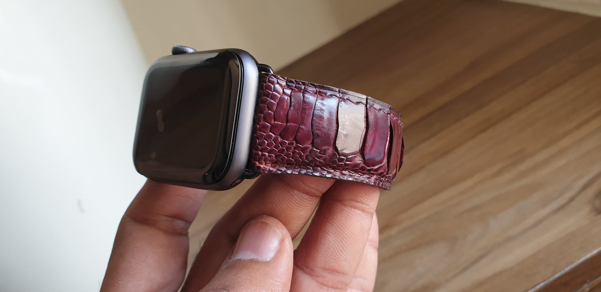 Indianleathercraft Watch Bands Handmade apple watch strap