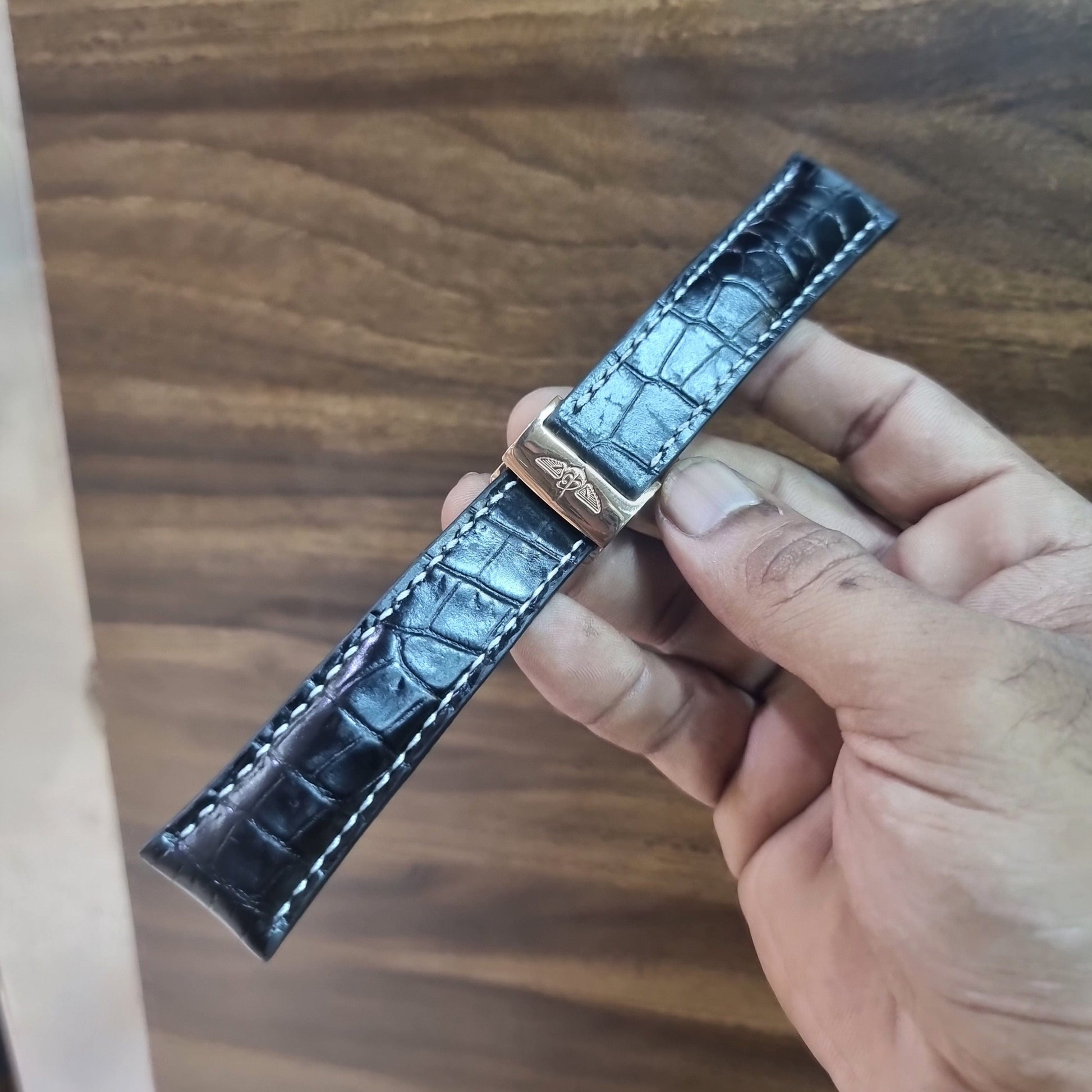Indianleathercraft Watch Bands Handmade Breitling leather strap