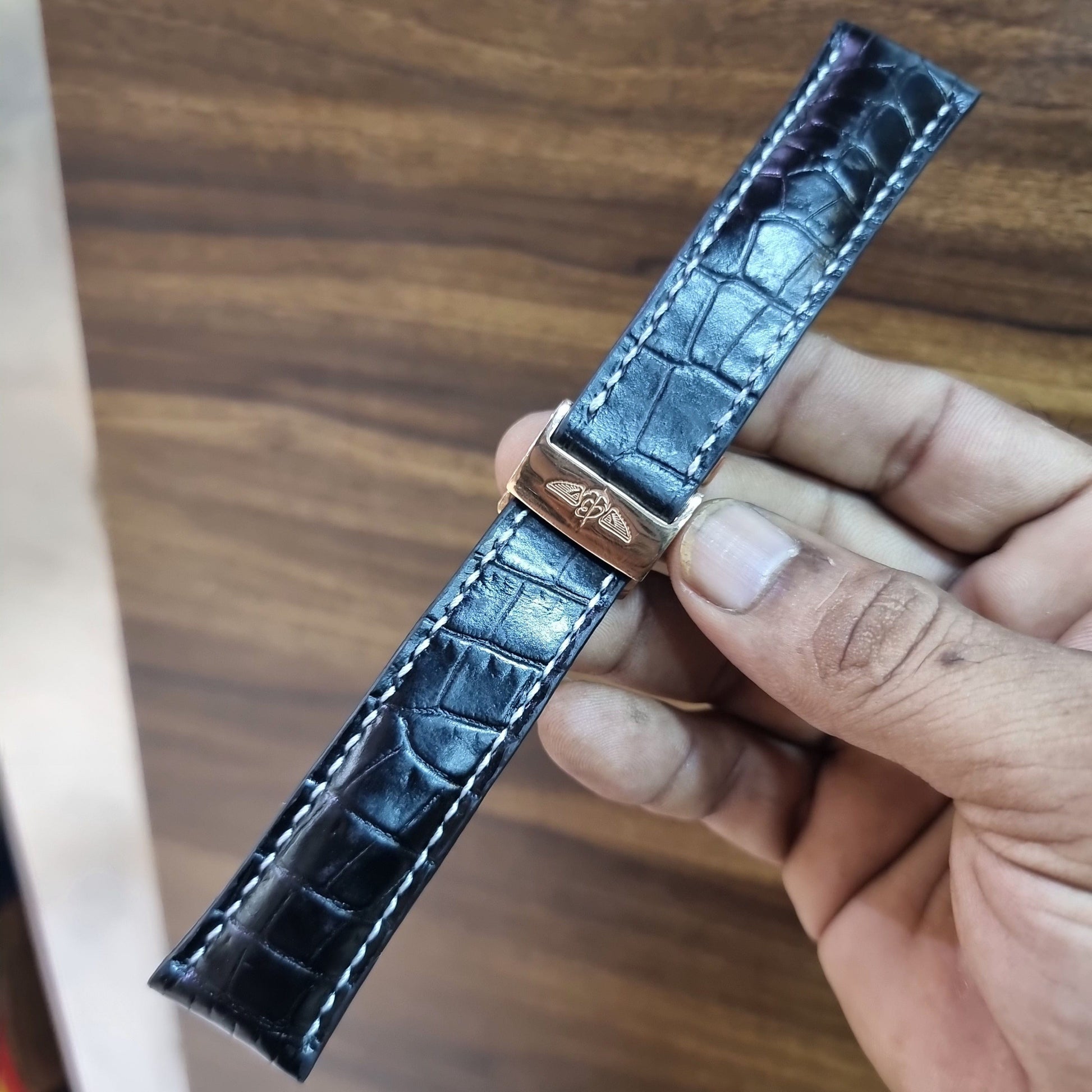 Indianleathercraft Watch Bands Handmade Breitling leather strap