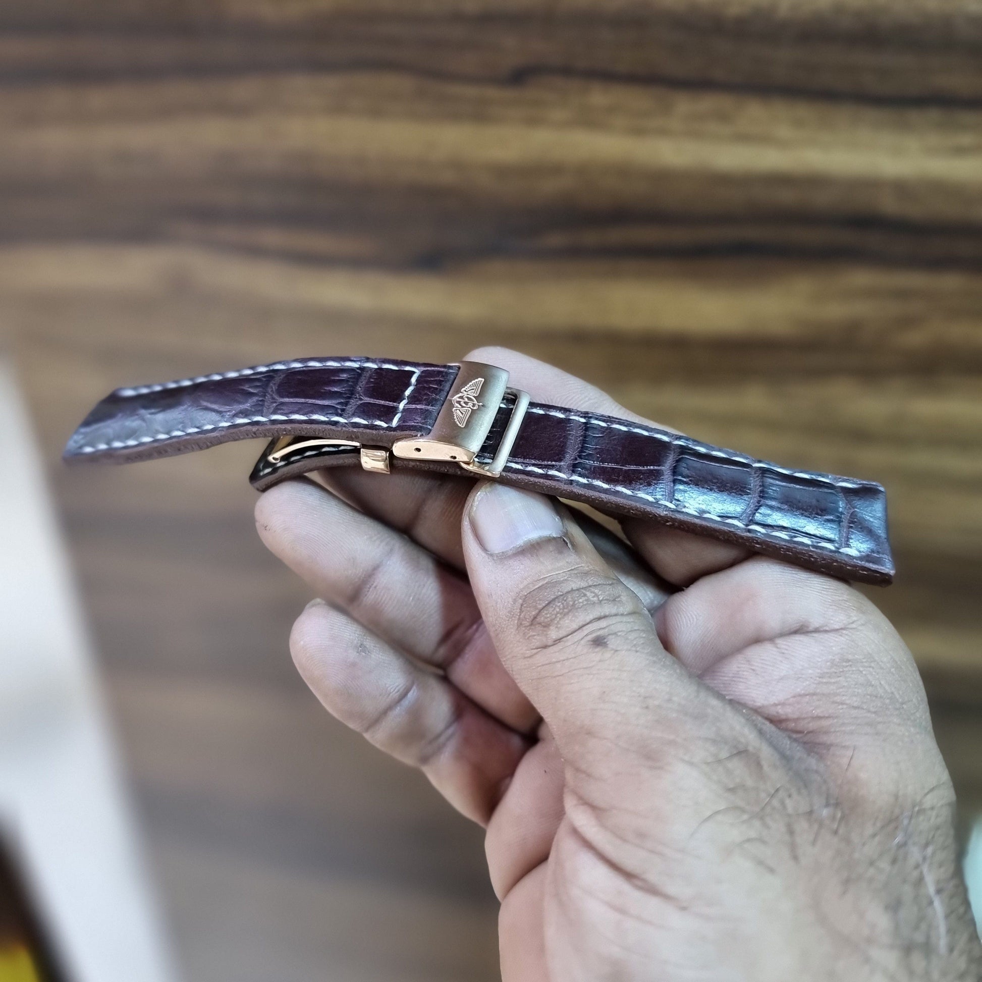 Indianleathercraft Watch Bands Handmade Breitling leather strap