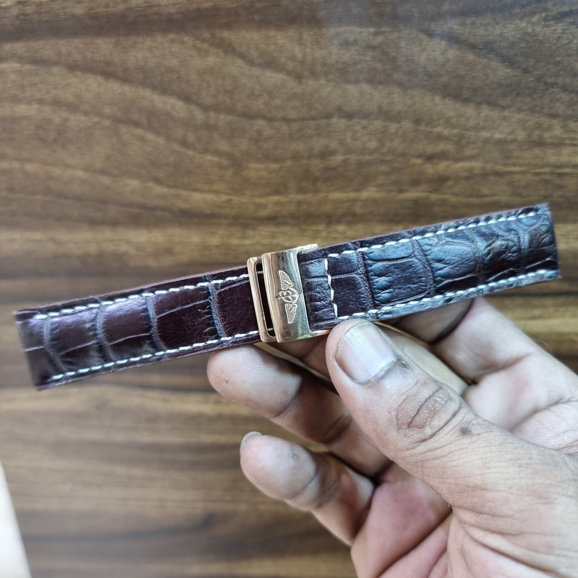 Indianleathercraft Watch Bands Handmade Breitling leather strap