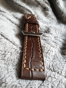 Indianleathercraft Watch Bands Handmade brown leather watch strap