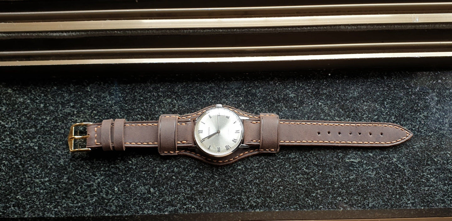 Indianleathercraft Watch Bands Handmade bund leather strap