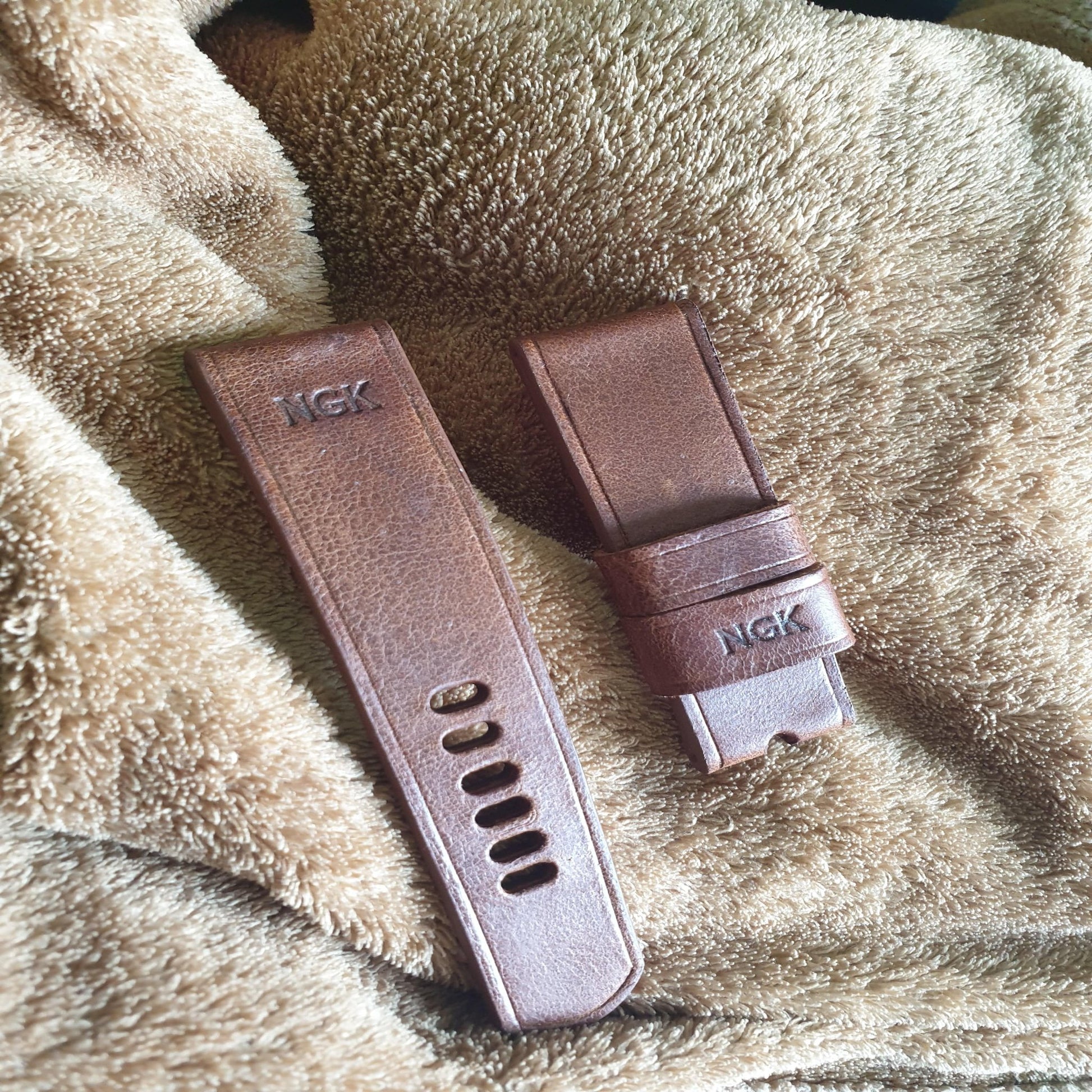 Indianleathercraft Watch Bands Handmade diesel watch leather strap