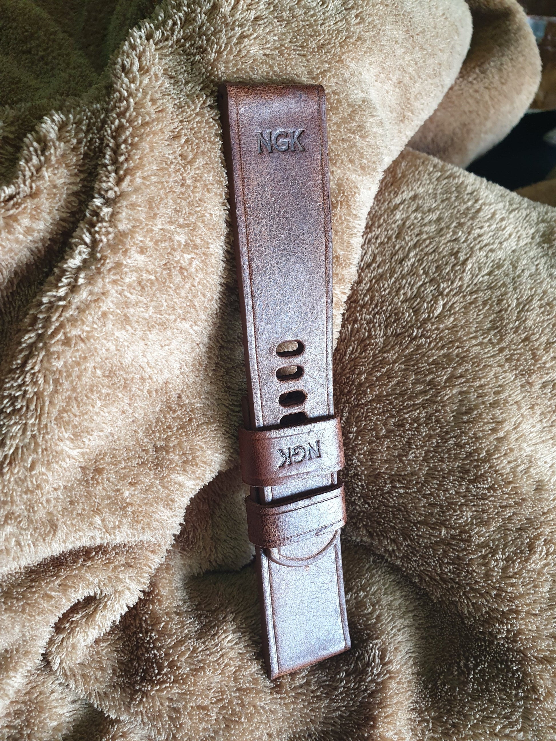Indianleathercraft Watch Bands Handmade diesel watch leather strap
