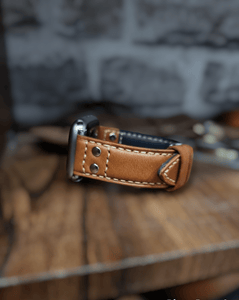 Indianleathercraft Watch Bands Handmade leather apple watch strap