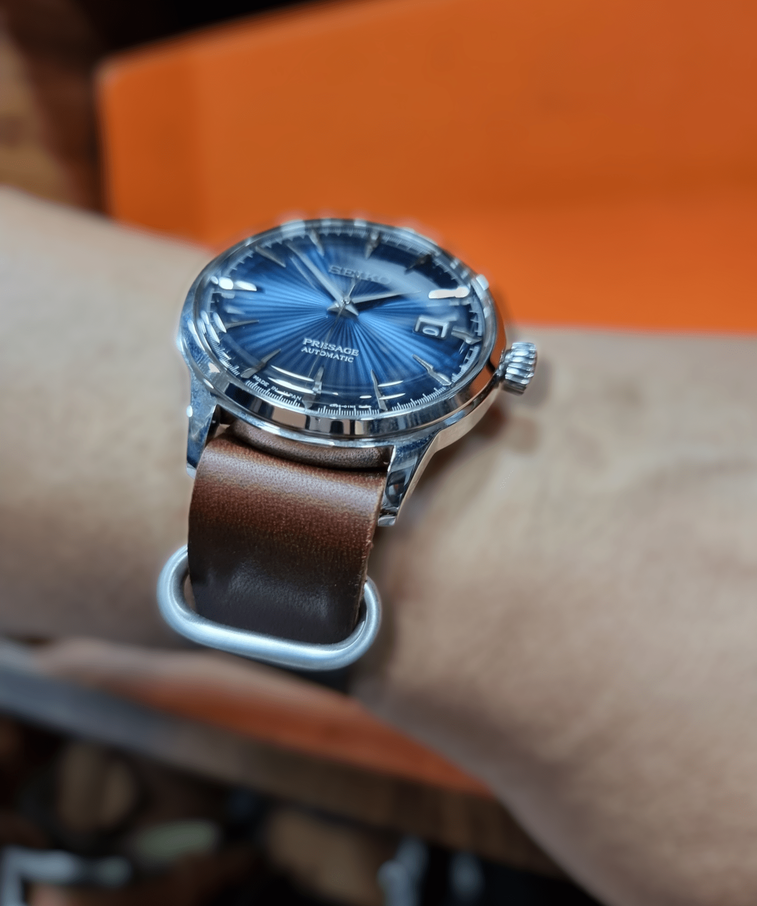 Indianleathercraft Watch Bands Handmade nato leather strap