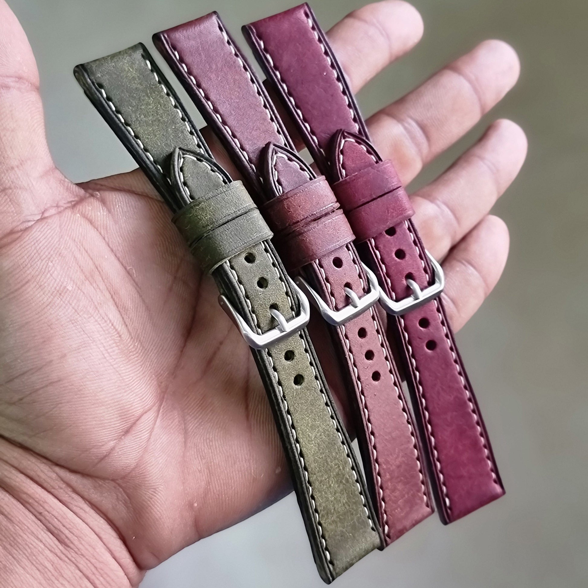 Indianleathercraft Watch Bands Italian pueblo leather strap