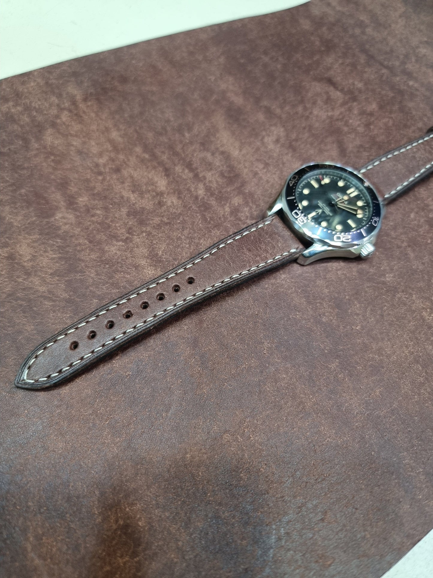 Indianleathercraft Watch Bands Italian pueblo leather strap