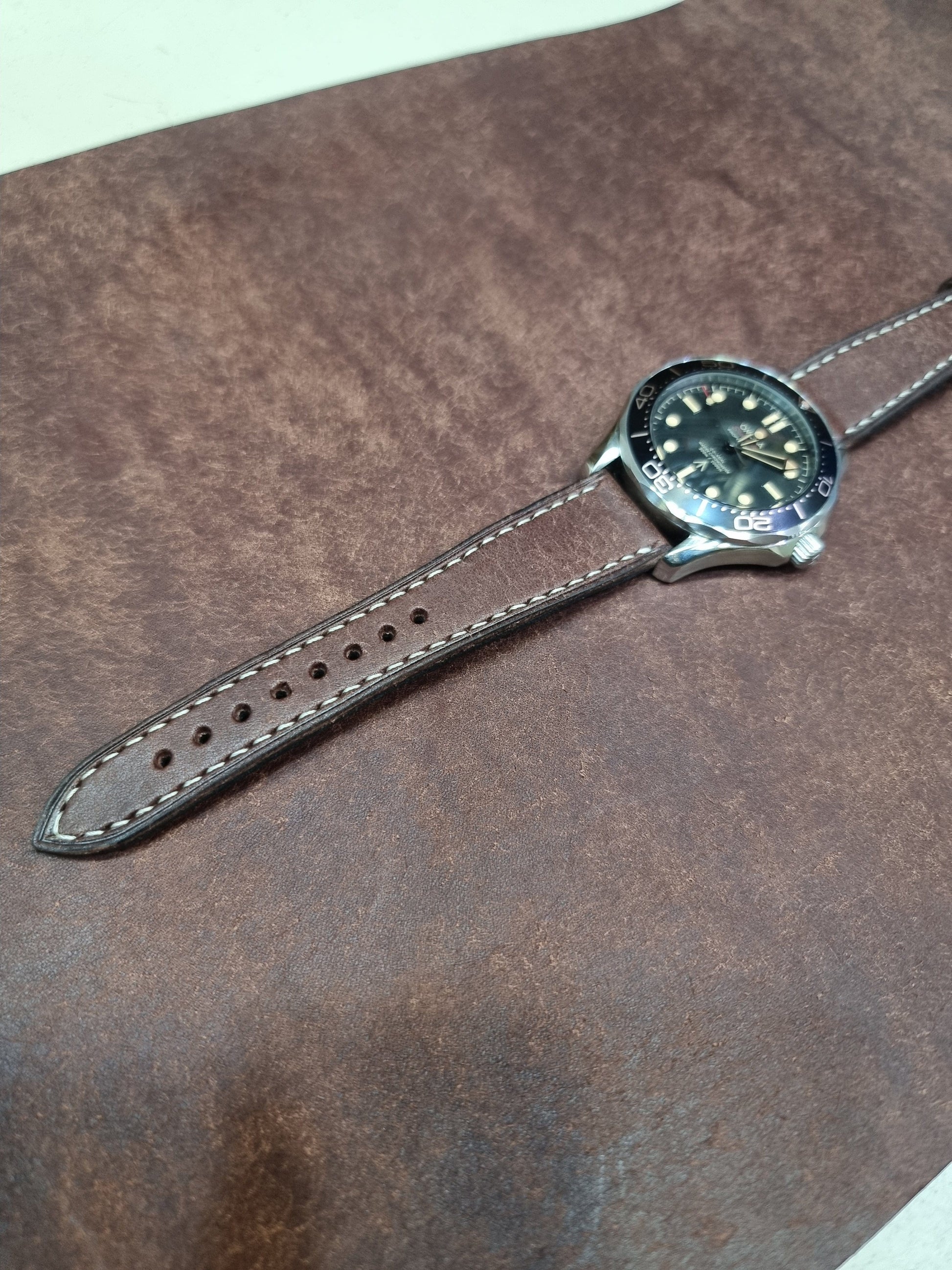 Indianleathercraft Watch Bands Italian pueblo leather strap