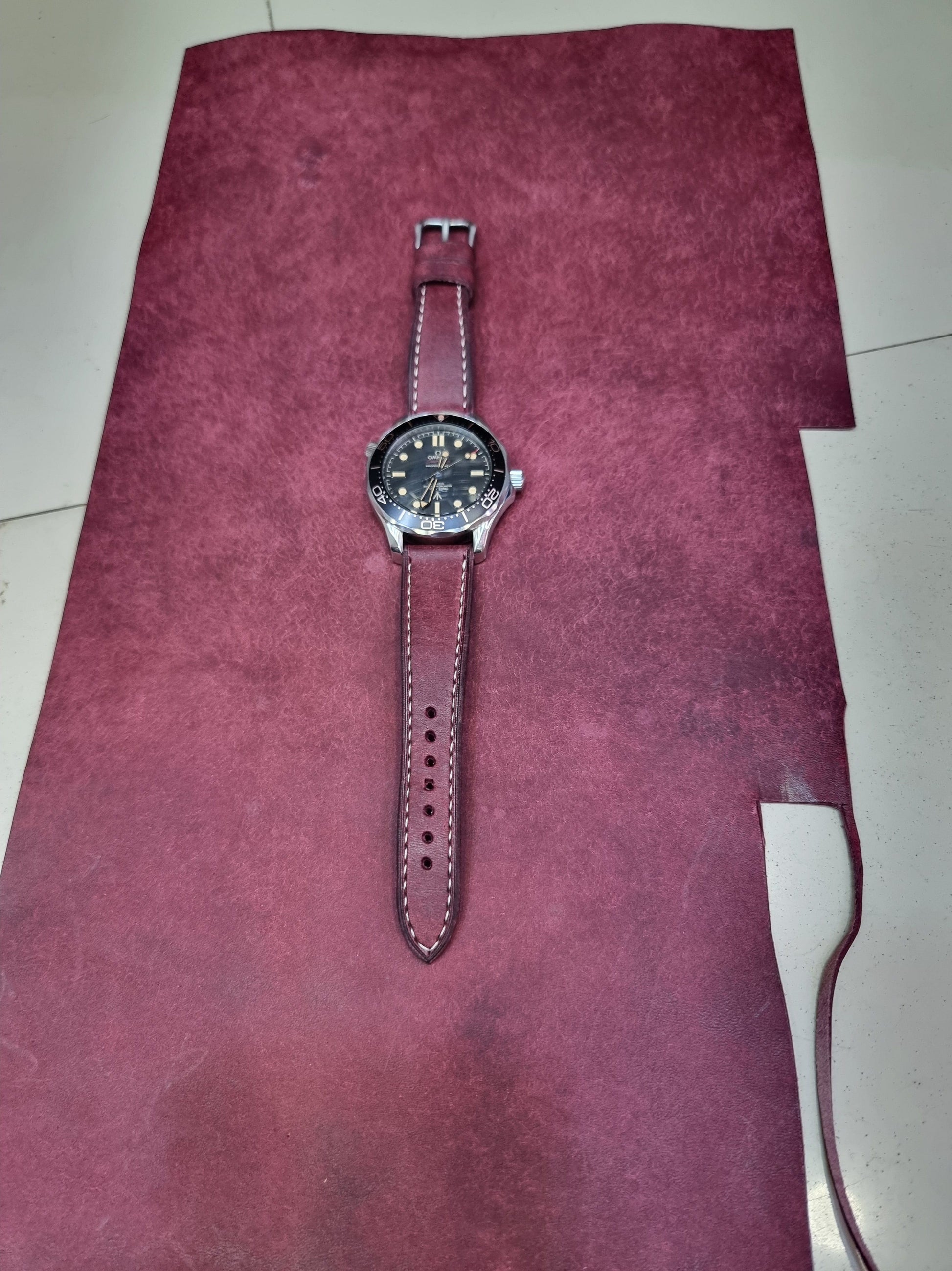 Indianleathercraft Watch Bands Italian pueblo leather strap