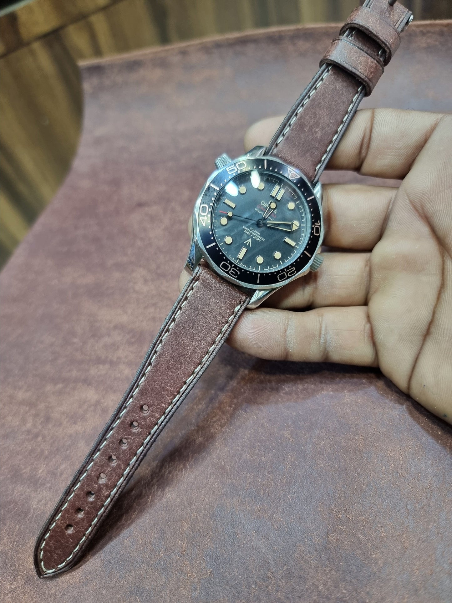 Indianleathercraft Watch Bands Italian pueblo leather strap